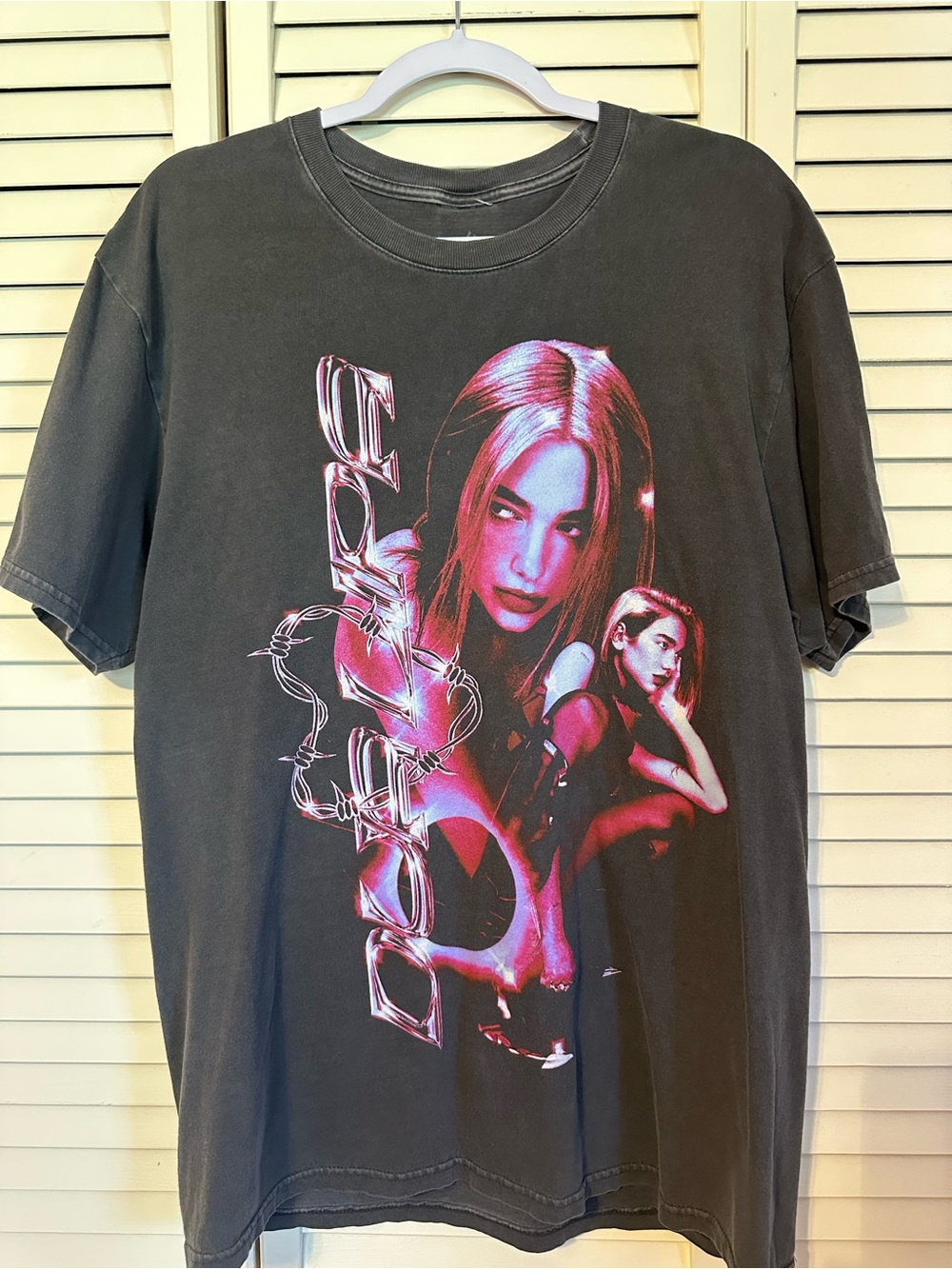 Dua Lipa Future Nostalgia Vintage Wash Tour Tee